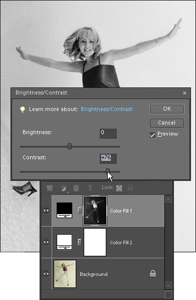 Using „Load Luminosity“ for Black and White conversion