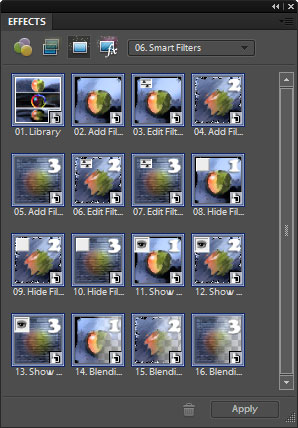 Smart Filters window