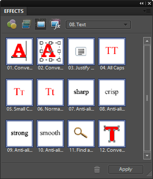 Text-ralated actions